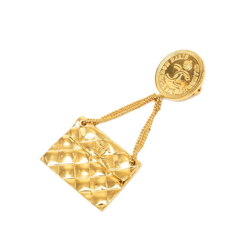 Chanel Cc Logo Brooch Metal #336550C61B